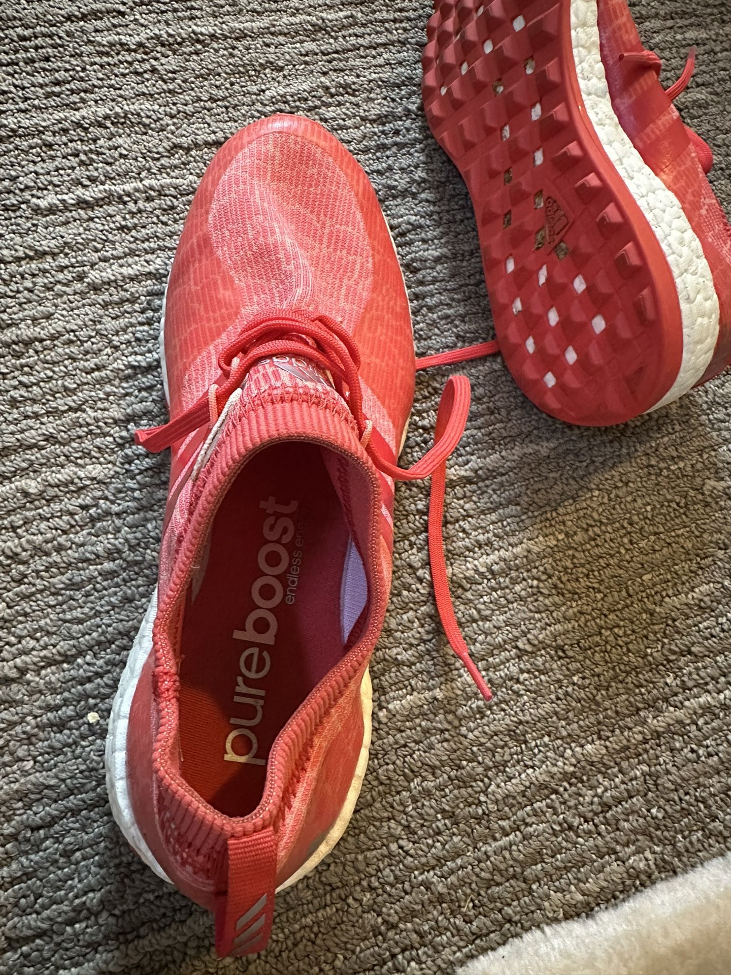 Women Size 7 Hot Pink Golf Shoe Adidas Pure Boost