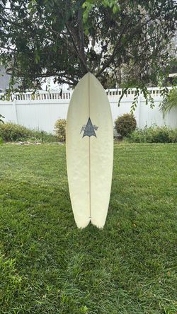 5’8” Pearson twin fin fish