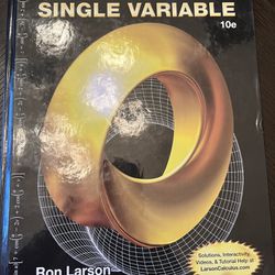 calculus Of A Single Variable By Larson And Edwards, 2014