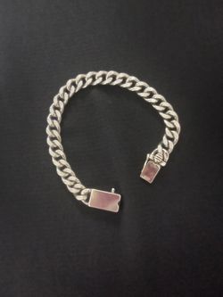 Beautiful 925 Sterling Silver Herringbone overlay Bracelet for you or Someone Special