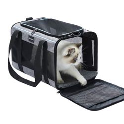 19x12x12 Inches Cat, Dog Carrier for Pets Up to 22 Lbs, Soft-Sided Cat Bag Animal Carriers Travel Puppy Carry As a Toy of Fabric Pet Home