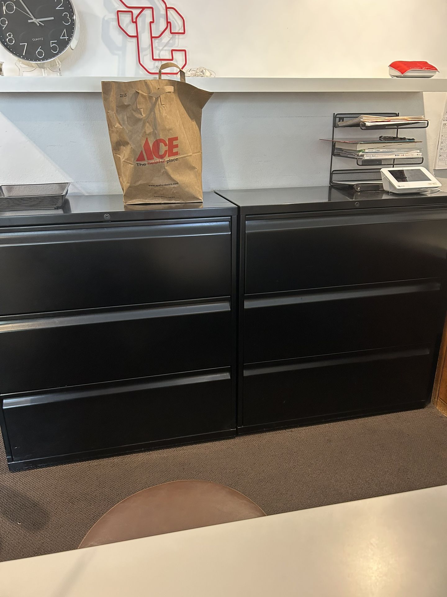 Black Filing Cabinets