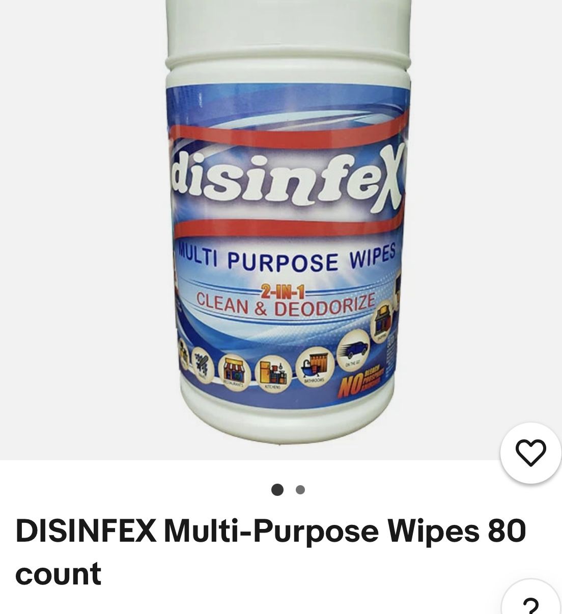 Disinfectant Wipes