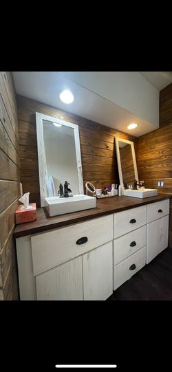 Bathroom Vanity, Solid Wood