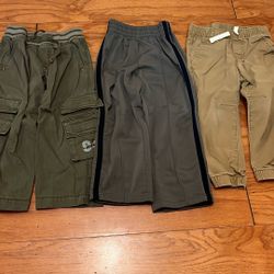 Lot Of 4pcs Toddler Boy Size 3T Pants Gap Old Navy Cat And Jack