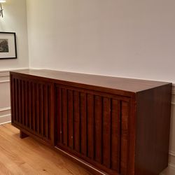 Room and Board Solid Walnut Cabinet 