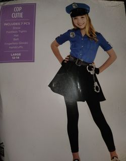 Cop Cutie Costume Size 12~14