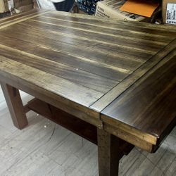 Beautiful New Rustic Style Real Wooden Dining Table ✅ Easy & Flexible Financing Available ✅