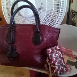 Brand New Michael Kors Bag & New Coach (Cigarette Case) Wristlet