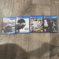 PS4 Games (Black ops 3, The Walking Dead, GTA 5, The Last Of Us) 