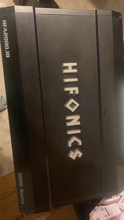 Hifonics Class D Amp