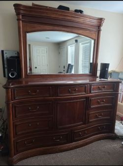 Solid Oak Dresser