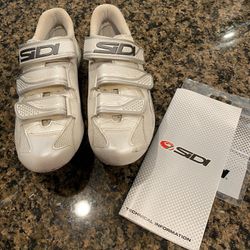 Women’s SIDI Pearl White Road Bike Cycling  Shoes