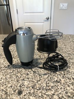 Sunbeam hand mixer with stand