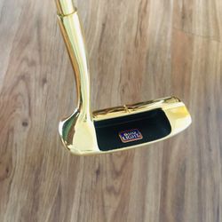 Gold PL Bud Light Golf Putter 