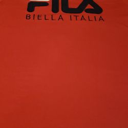 Vintage 90s Fila Biella Italian Spellout Shirt Retro, Men's 2 X-Large