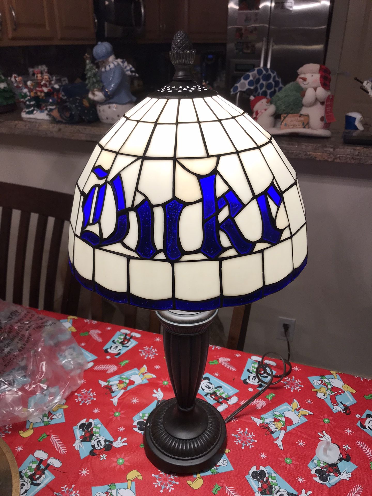 Tiffany Style Lamp Duke University
