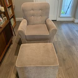 Slider/glider With Ottoman 