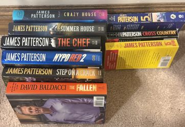James Patterson (8) & David Baldacci(1) Books