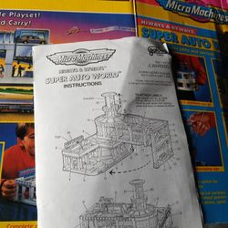 Vintage Mico Machines Playset
