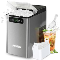 Aeitto Nugget Ice Maker 40Lbs/24H, Countertop Soft Chewable Ice  Open box item appears new!  The Aeitto Nugget Ice Maker is a countertop ice maker tha