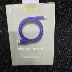 Iphone charger 6ft purple