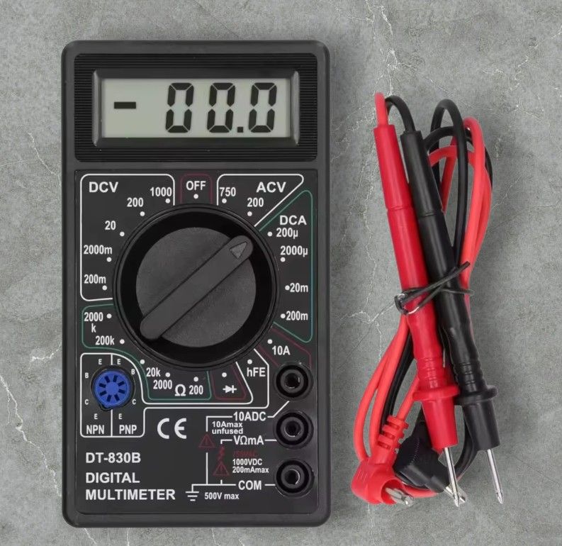 Digital Voltmeter Multimeter Reader