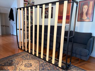 Bed frame and headboard
