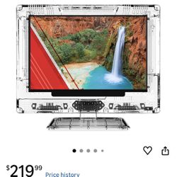 RCA 15” Clearview HDTV | J15SE1220 Transparent LED HD Television, High Resolution Wide Screen Monitor w/HDMI, VGA, Including Full Function Remote