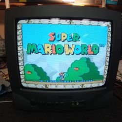 2005 Daewoo 13" CRT For Retro Gaming. /W A/V Inputs. Serviced.