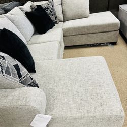 Stunning Double Chaise Entertainment Sectional