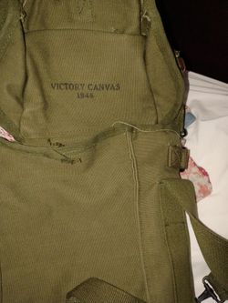 Us Canvas 1946 Army Bag Authentic