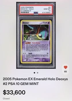 2005 Deoxys Holo Emerald MINT