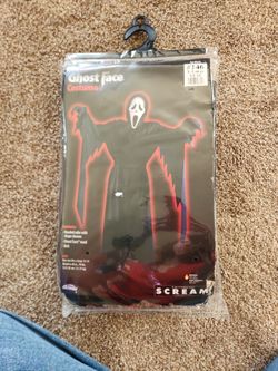 Kids XL Halloween Costume  -Ghost Face