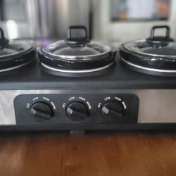 3 Pot Crock Pot