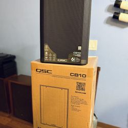 QSC CB10 Battery Speaker 