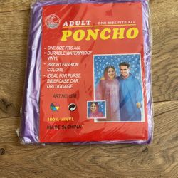 New Adult Poncho 