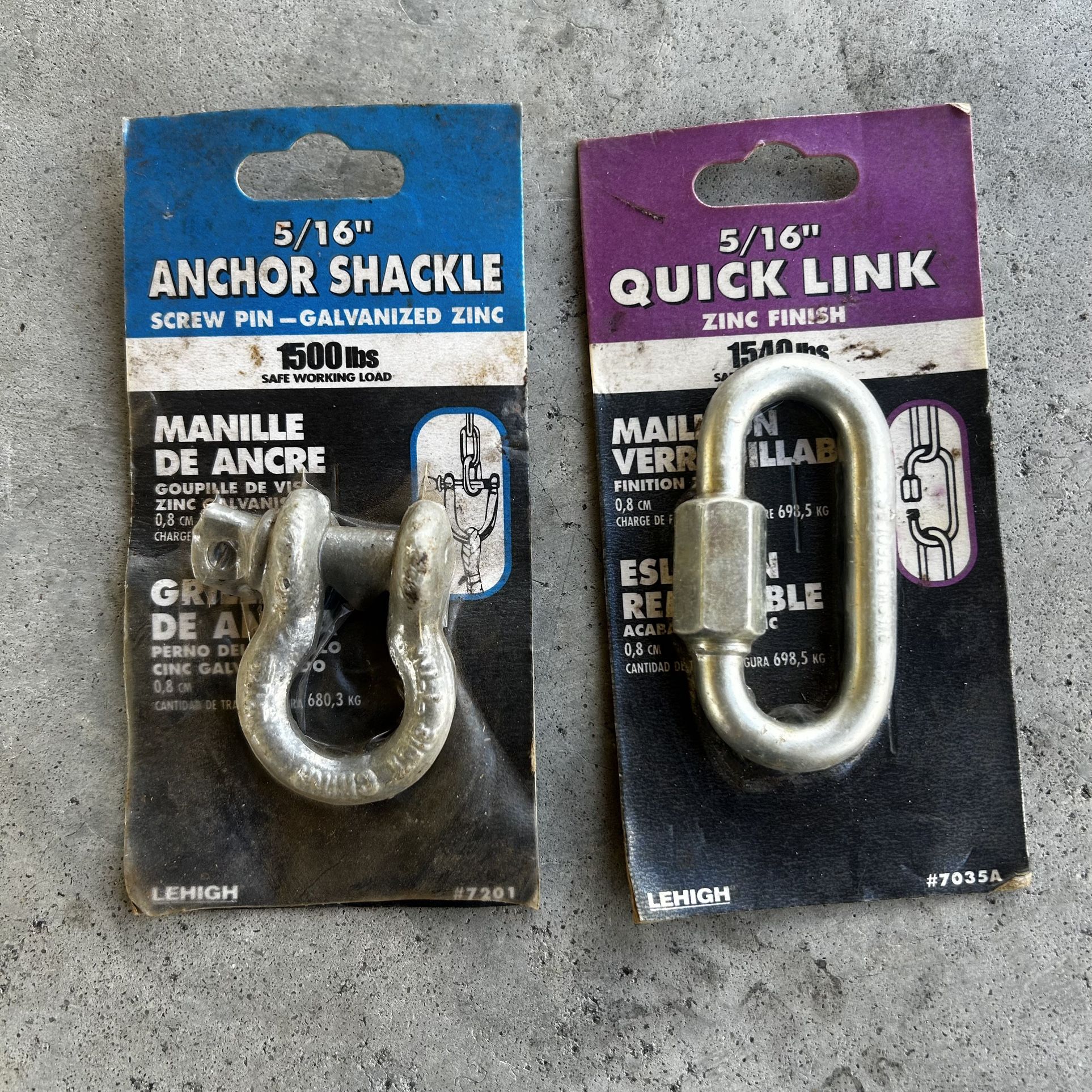 Anchor Shackle And Quick Link 