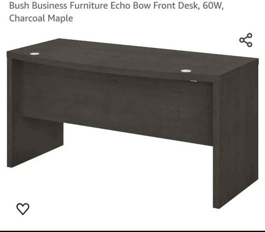 Bush Buisness Charcoal Maple 60" Desk - NEW