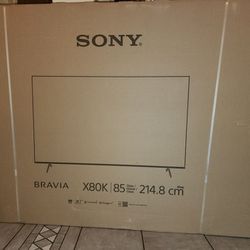 Brand New 85" Sony Bravia KD85X80K 4K UHD LED SMART TV