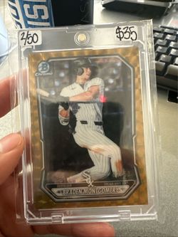Braden Montgomery Bowman Chrome Gold Refractor 2/50 (pick up only )