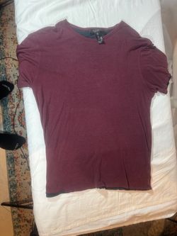 Rag & Bone Burgundy crewneck T-Shirt