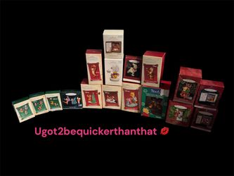Vintage Winnie the Pooh Christmas ornaments