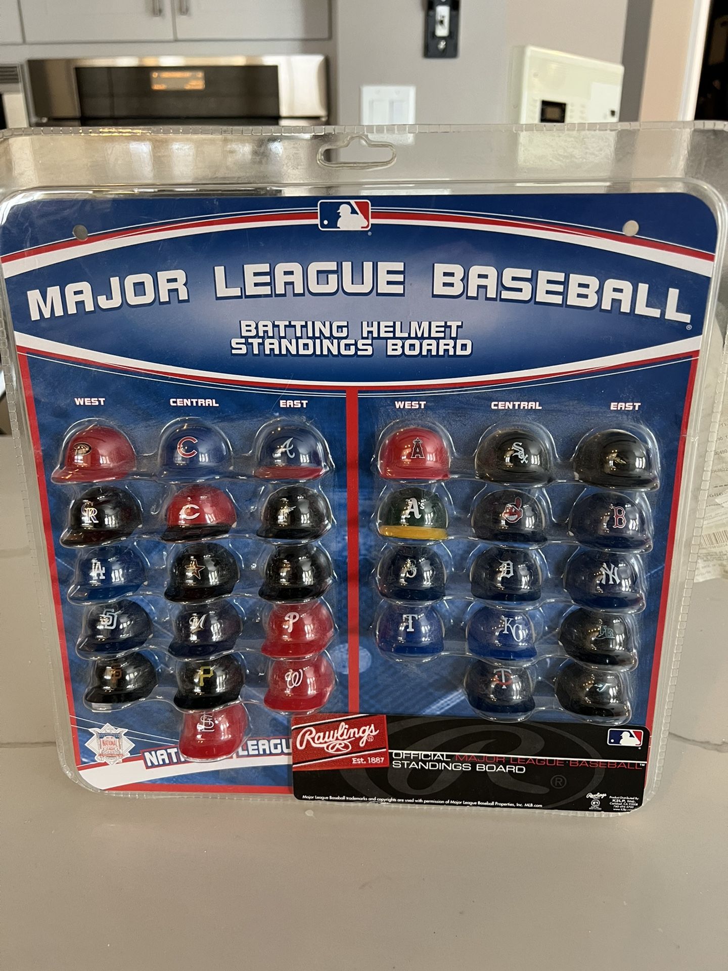 Brand New And Sealed *MLB* Batting Helmet Standings Board