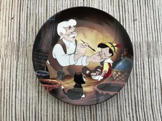 Vintage Geppetto Creates Pinocchio Plate