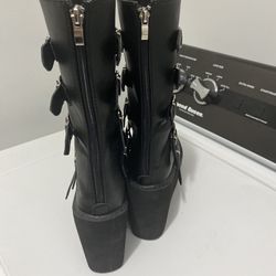 Black Demonia Boots. Womens Size 8