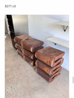 Side table wood
