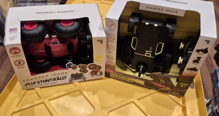 New 2 Sharper Image Stunt Rc Cars