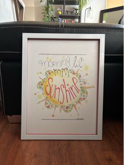 Kids wooden framed poster 13inx17in