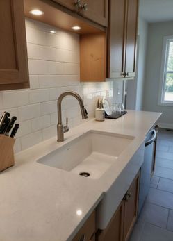 White 30" Undermount Granite Composite Kitchen Sink with Accessories White Glaze